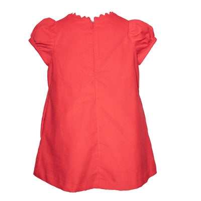 Francis Dress, Crimson Corduroy