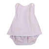 Augusta Two-Piece Bloomer Set, Violet Petal
