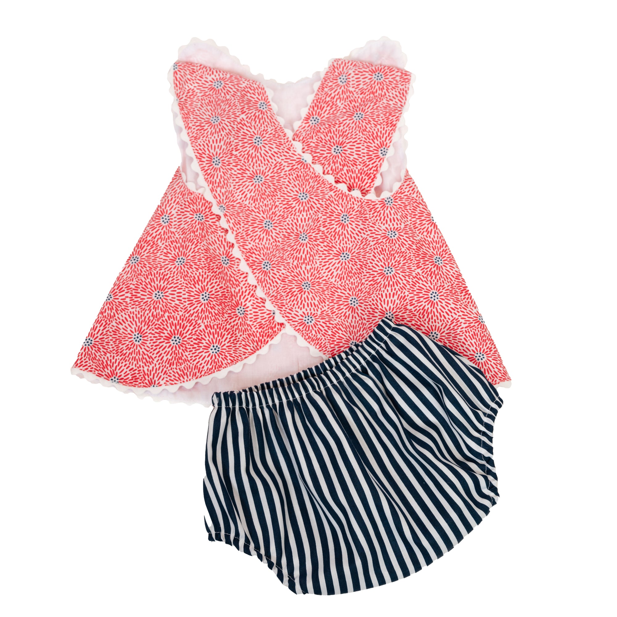 Augusta Two-Piece Bloomer Set, Seaside Folly