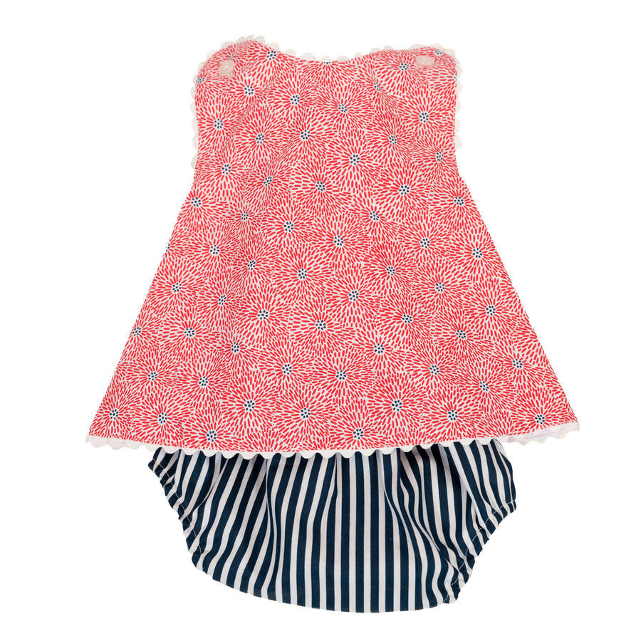 Augusta Two-Piece Bloomer Set, Seaside Folly