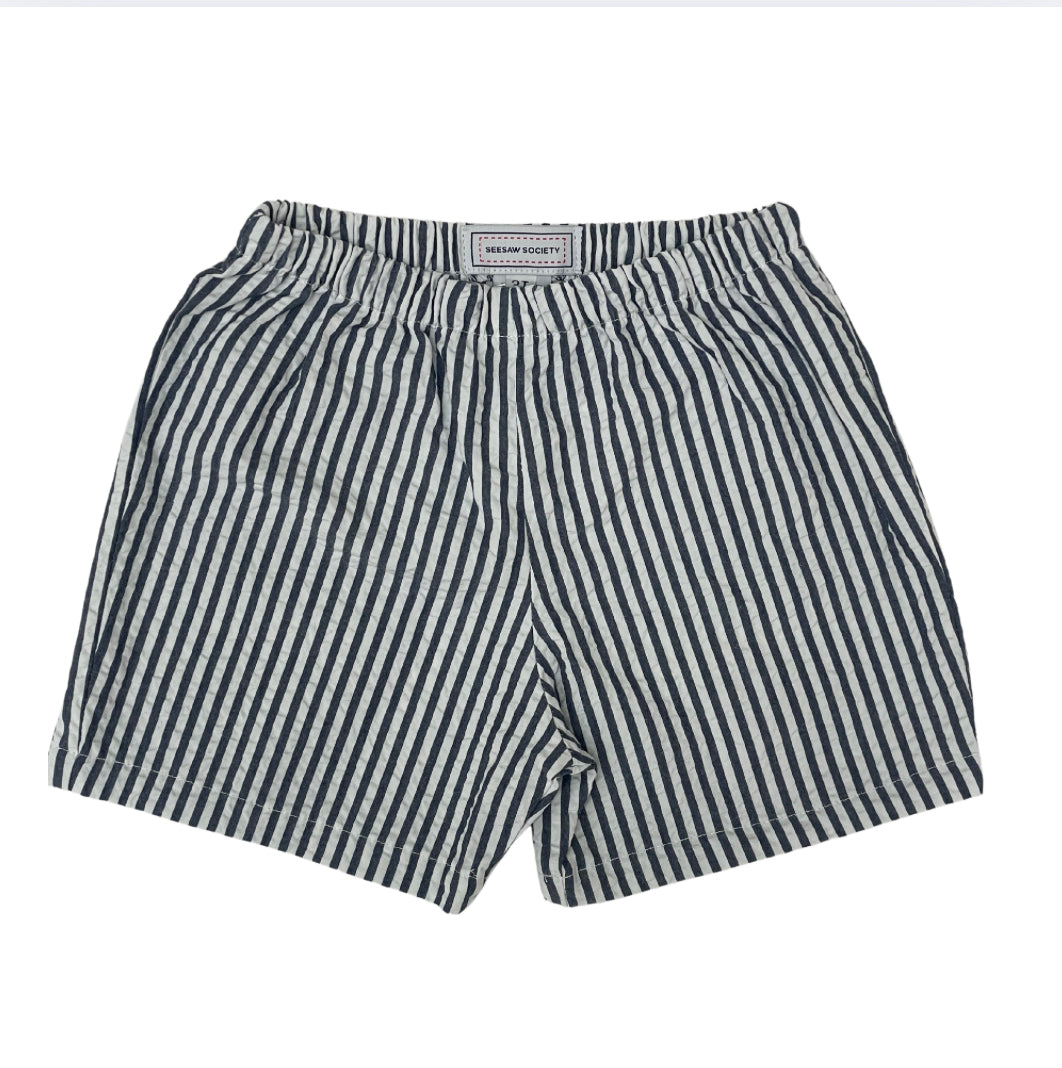 Boys Shorts, Regatta Seersucker