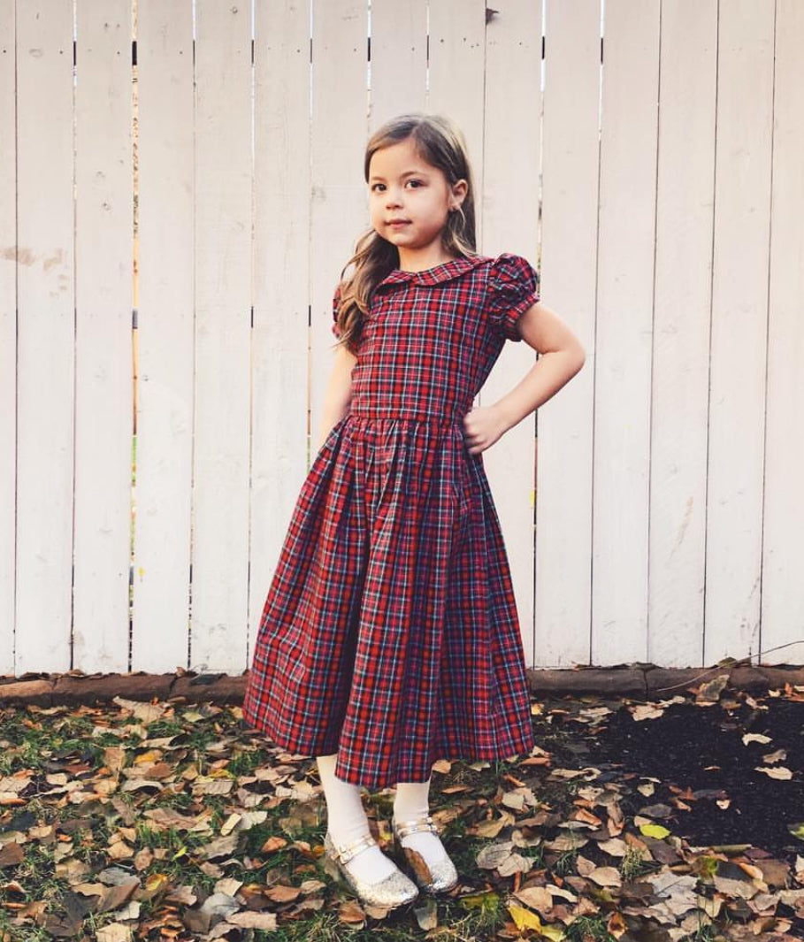 Georgie Dress, Windsor Plaid