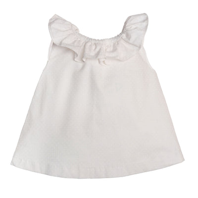 Maggie Blouse, White Cap