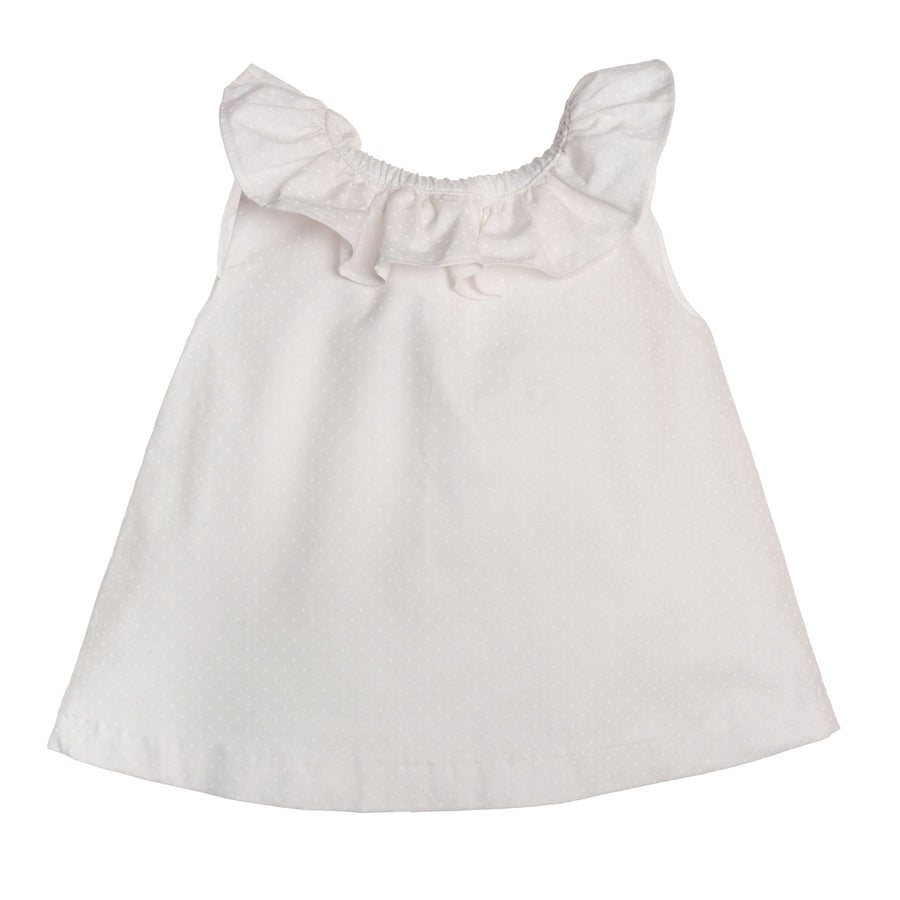Maggie Blouse, White Cap