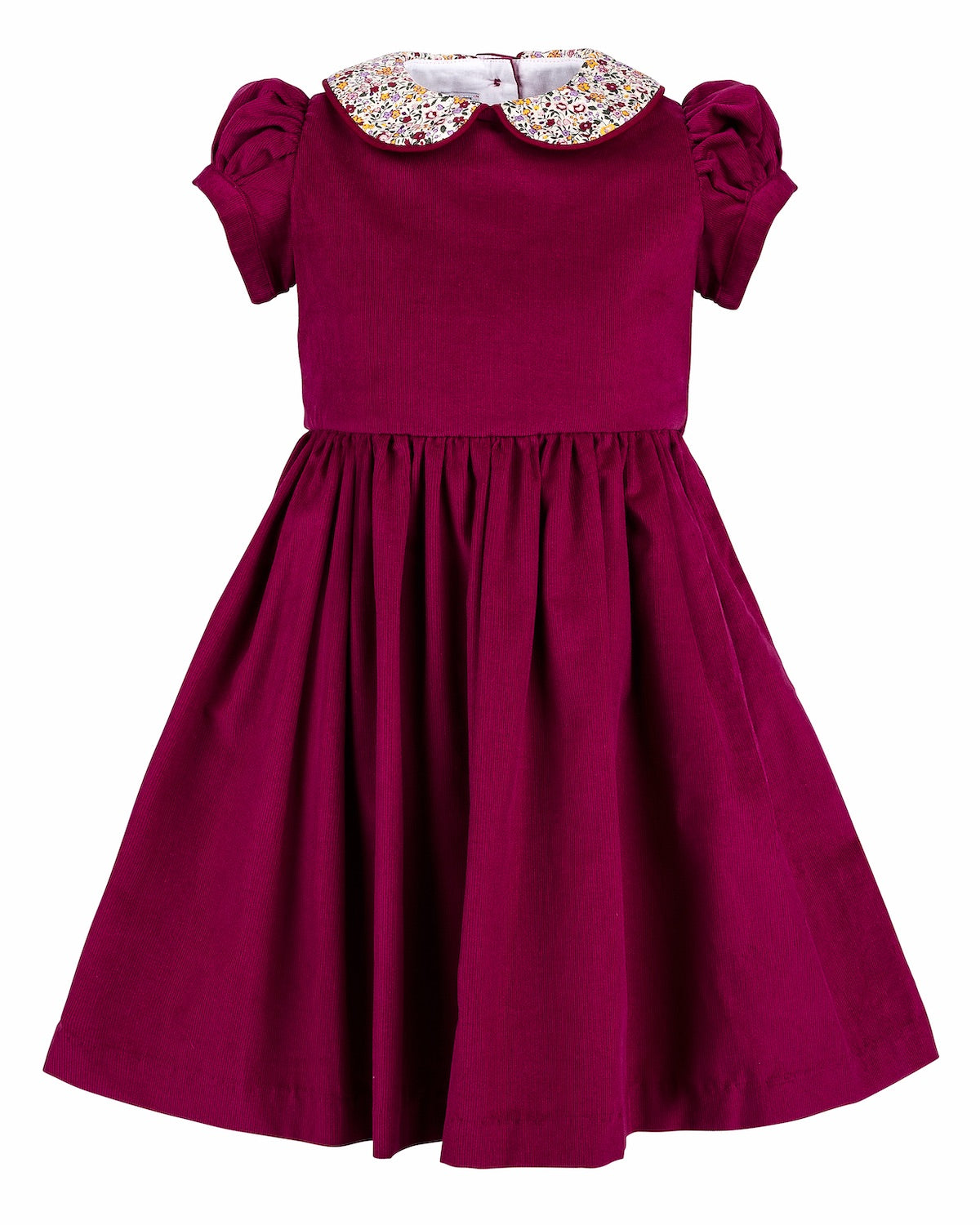 Georgie Dress, Cranberry Corduroy