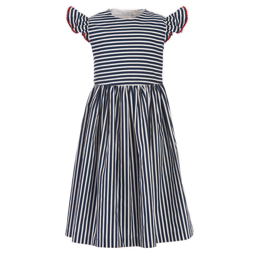 Keating Dress, Bluff Stripe