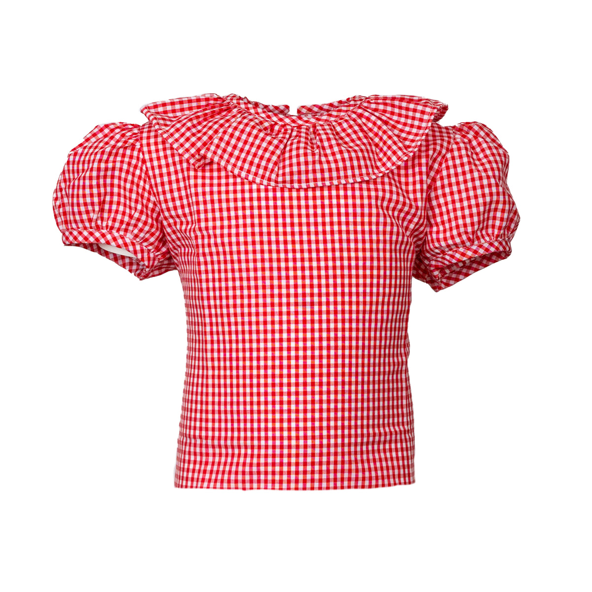 Molly Blouse, Red Check